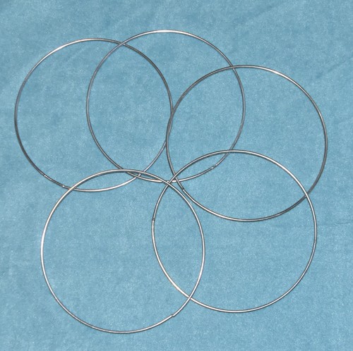 Metal rings diameter five - metal,