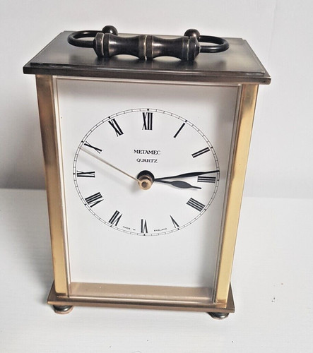 Metamec quartz carriage - metamec, clock