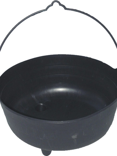 Large witches cauldron plastic - witches,