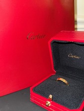 Cartier Love Ring 18ct Yellow Gold Small Model Size 52 WITH BOX & PAPERS