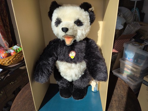 Steiff panda bear growler - steiff,
