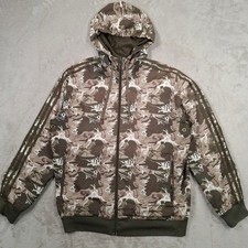 Adidas Jacket Mens Medium Camo