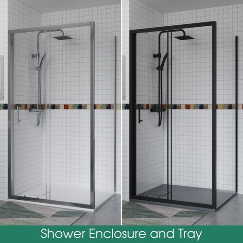 Sliding door shower enclosure - sliding,