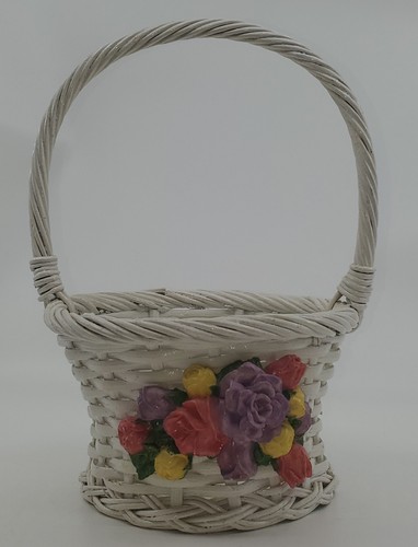 Barbola basket shabby chic - basket●shabby,
