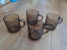 Arcoroc Glass Mugs x 4 -