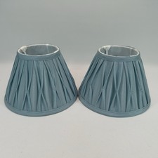 Pinch Pleated Adjustable Light Lamp Shades x 2 Adjustable