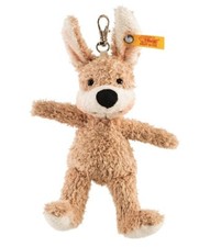 Steiff 'Mr Cupcake' Rabbit Keyring - soft toy bunny keychain - 112416
