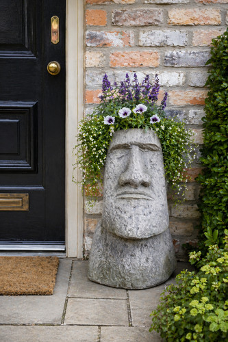 Moai head planter large - planter, –