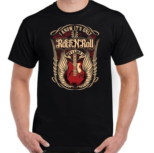 Rock roll shirt skull - roll,