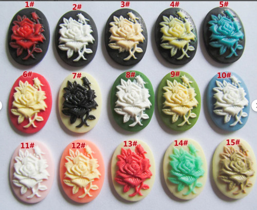 Oval cameo embellishment resin - cameo,