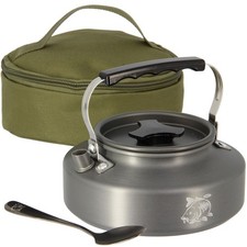 NGT Kettle Carp Fishing Camping 0.8 Litre Kettle with Case Spoon