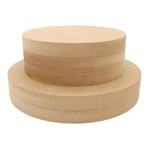 Wooden mdf circle - circle, square