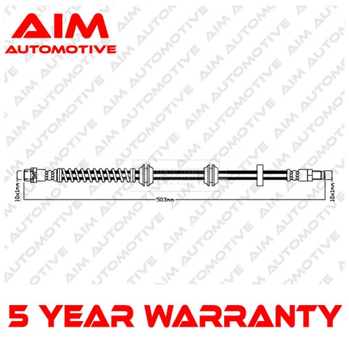 Brake hose rear - hose, aim