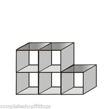 New Toughen Glass Cube Display