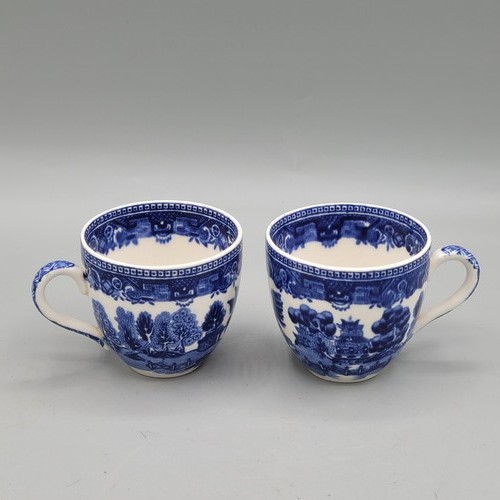 Vintage blue white willow - vintage,