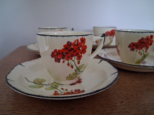 Set 1930s teacups - teacups, &