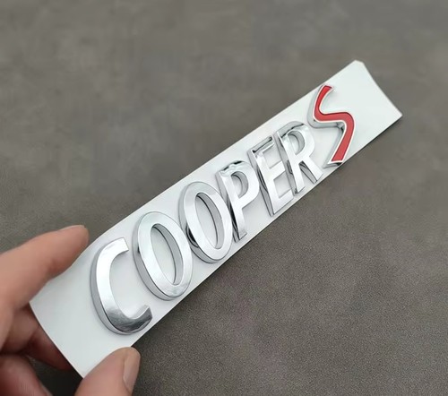 Cooper silver chrome letters - silver,
