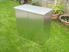 Double Galvanised steel feed bin Rat and Rodent proof 