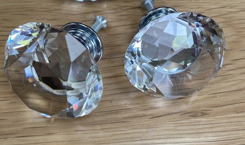 Crystal cabinet knobs - 2, x
