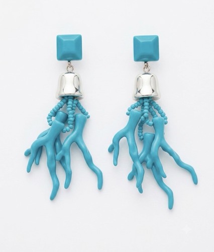 Turquoise blue acrylic coral - turquoise,