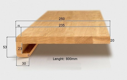 Oak stair treads extra - 14,