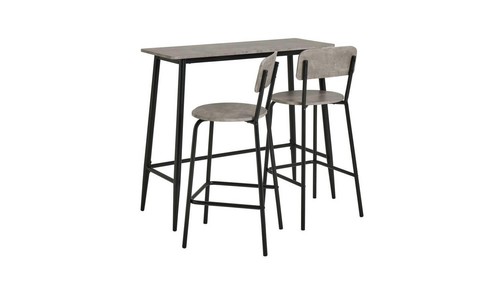 Crowe grey dining table - grey,