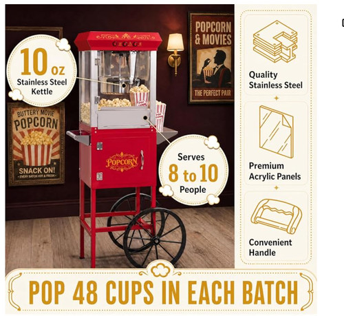 Commercial popcorn machine - popcorn,