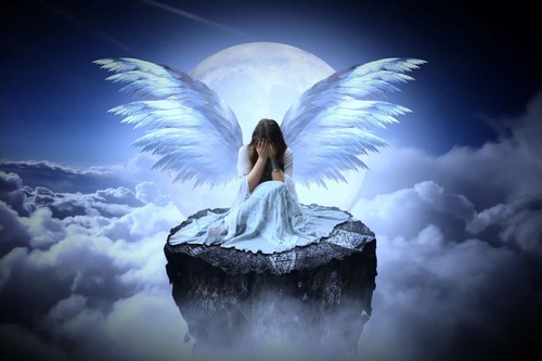 Angel wings large - -, art