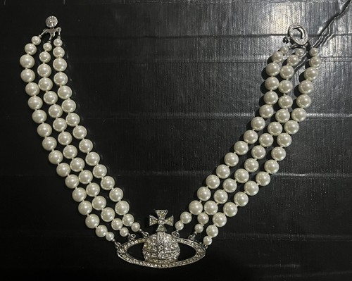 Vivienne westwood pearl choker - pearl,