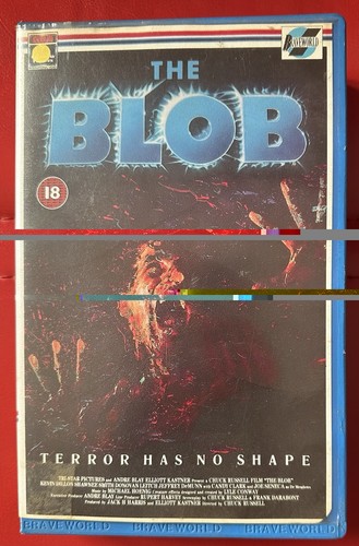 The blob vhs rental big - vhs,