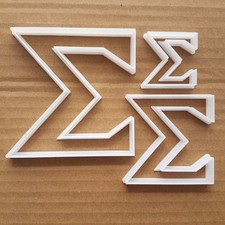 Sigma Greek Alphabet Shape