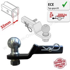 Towbar Tow Bar Adapter 32x32mm Tongue Ball QUAD ATV RASENMÄHER Traktor   Hitch