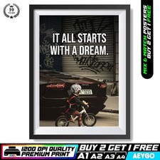 LAMBORGHINI AVENATDOR Wall Art Print Poster Super Sport Car Large Size A4 A3 A2