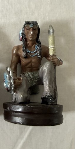 Indian warrior figurine - warrior,