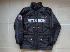 Vintage MITSUBISHI Motors Ralliart Black Jacket Size Medium WRC Rally Motorsport