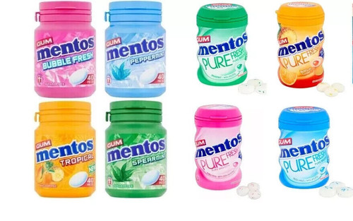 Mentos chewing gum bottle - mentos,