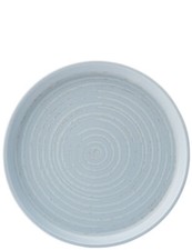 Circus Chambray Walled Plate Porcelain Serving Plate Set 8.25" (21Cm) Pack Of 6