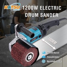 KATSU Tools Electric Drum Sander 1200W 6 Variable Speed Burnisher Polisher