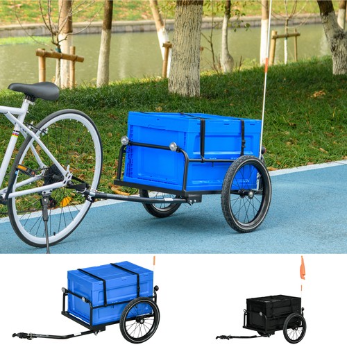 Bicycle cargo trailer with 65l - bicycle,