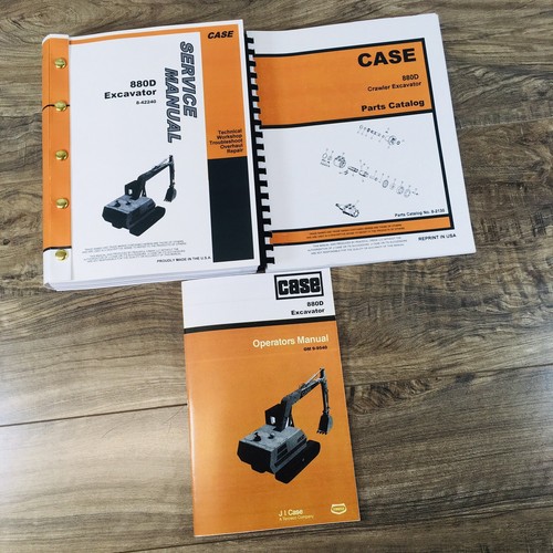 Case 880d excavator service - case,