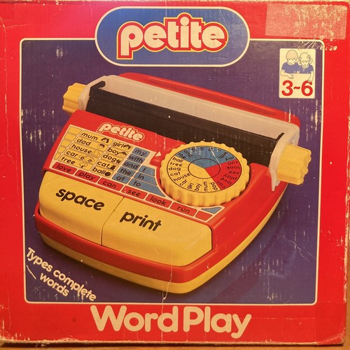 Word play vintage - play,