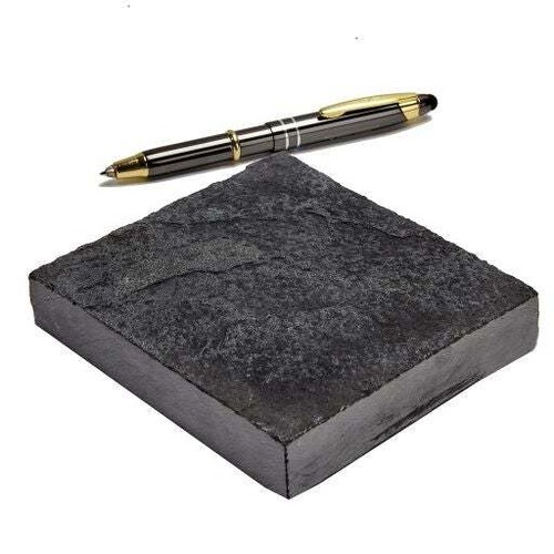 Black natural stone shape - black,