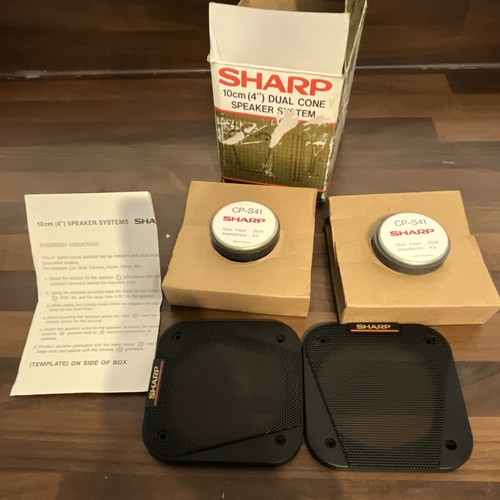 Vintage sharp cps41 dual cone - vintage,