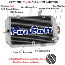 Aluminum Radiateur Pour 2001-2005 Yamaha Raptor 660 YFM660R YFM 660R 2004 F