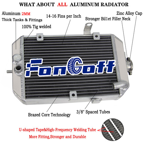 Aluminium radiator for - radiator,