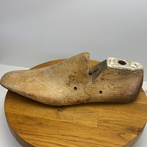 Vintage wooden men shoe last - vintage,