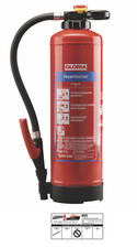 Gloria WH6 Pro 6L Water Fire Extinguisher Water Extinguisher inc Bracket and Plaque