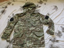 British army ISSUE MTP camo windproof COMBAT SMOCK 160/88= small medium cadet