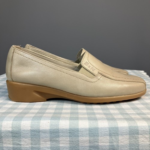 Pitillos beige leather comfort - beige,