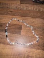 Genuine Swarovski Deluxe Tennis Necklace,   ruthenium Plated